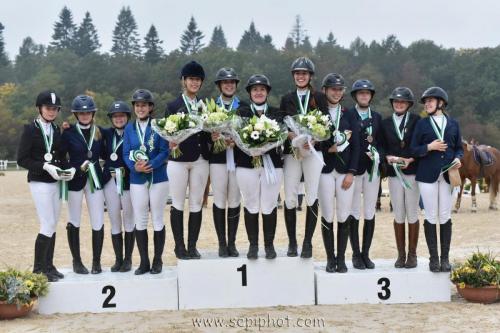 Championnats vaudois 2017, sociétés AVSH: podium