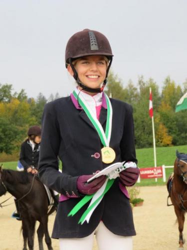 Championnats vaudois 2017, Poneys ABC: 1ère Lola Brunet