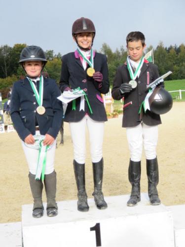 Championnats vaudois 2017, Poneys ABC: podium