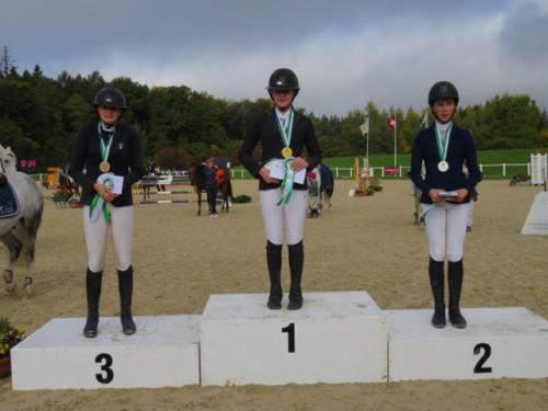 Championnats vaudois 2017, Poneys D: podium